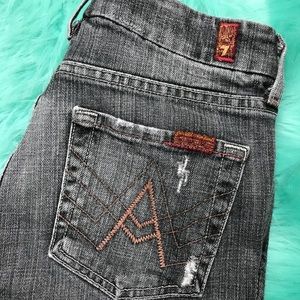 7 for all mankind "A" pockets sz 25